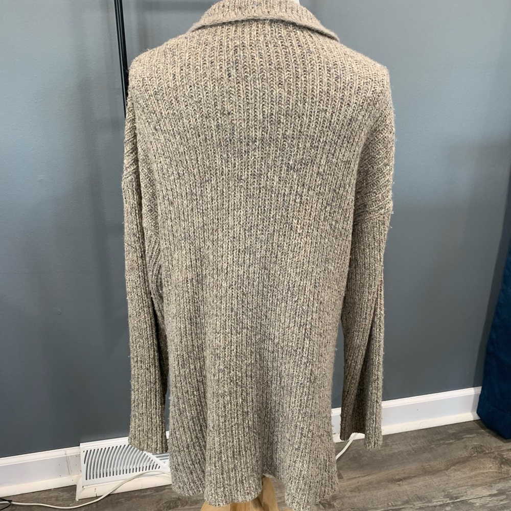 Brown wool cardigan
